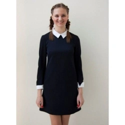 School Age and Teen Girls' Dress from Suit Fabric