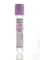 Vacuum Blood Collection Tubes with K3 EDTA and Gel, 16x100 mm, 9 ml