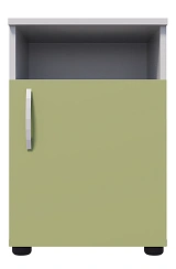 Wooden Side Cabinet with Niche and Door T.6