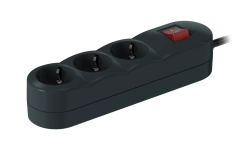 Caduceus Aling 3x16A Extension Cord with Switch, 3.6kW, 5m, White, Art. 44305.A