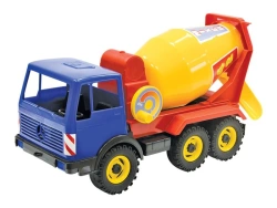 Bright Multifunctional 3-Axle Concrete Mixer Truck (42 cm)