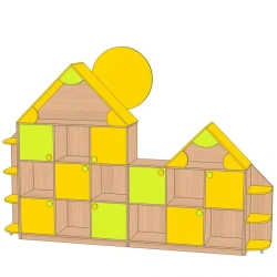 Children's Toy Storage Unit "Morning" SI-UT