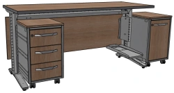 Medical Examination Table with Two Mobile Cabinets SKV-2.1 "Aibolit