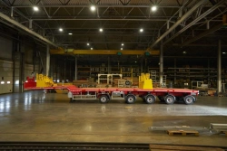 Sliding Semi-Trailer MANAC 5S0F4H with KAMA Tires 285/70R19.5