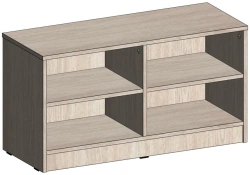 Luggage Storage Cabinet with Multiple Shelves and Compartments