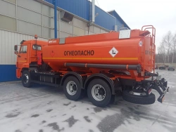 Light Oil Transport Tank Truck AC-10 TK364010 (Mod 4693V7) on KAMAZ Chassis