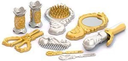 Hair Care Set for Little Princesses - Gold (9 Pieces in Bag)