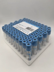 Vacuum Blood Collection Tubes with Tri-Sodium Citrate 9:1 3.8%, 4.5ml, 13x75mm