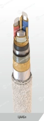 Power Cable with Aluminum Conductors and Paper Insulation, Model: A-12345