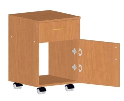 Mobile Cabinet with Drawer and Door, Model U.06.02