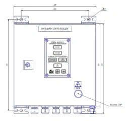 Emergency Signal Supply Panel AS-2Sh6 (2 Channels, 24V)