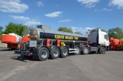 Round Shape Tank Semi-Trailer for Toxic Substance Transport, PPC-3/6-3/12-23, Model 915323-0000010