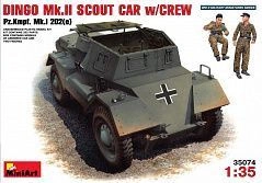 Dingo Mk II Model Kit with Crew Pz.Kmpf.Mk 1