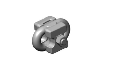 High Abrasion Resistant Connecting Link 19x75 with Clamps Model 962-58.4264SB