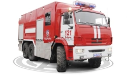 Firefighting Tanker Truck AC 5.0-50 (43118) Mod. 5782N8 on KAMAZ 43118-50 Chassis