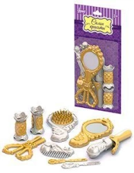 Elegant Hair Care Set (Gold) - 9 Pieces in Blister