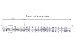 R65 Type Cross Member, Model 1/18, Project 2870.03.000