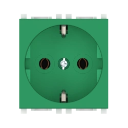 CADUCEUS ALING Experience Hidden Installation Socket with Grounding 16A, 250V~, Green, Art. 74101.12