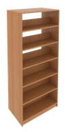 Two-Sided Shelving Unit 900x582x1950 mm