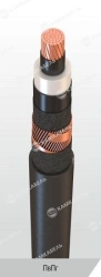 Power Cable with Copper Conductors, XLPE Insulation, 3kV, PVPg Model