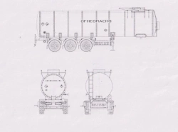 Tank Semi-Trailer PPCN Type PPCCT3 Model 96994-0000010-02 (Without Pump)