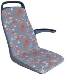 Passenger Seat with Armrest and Left Armrest L01R35.6820035