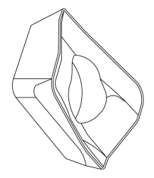 Universal Carbide Insert for Profile Machining KF06-0302R-T5 M20P