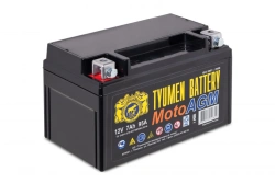 Lead Acid Starter Battery for Motorcycle Equipment TYUMEN BATTERY 6МТС-7 AGM