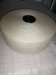 Hypoallergenic Single-Ply Linen Yarn for Textile Production