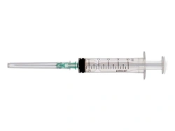 Sterile Single-Use Three-Component Luer Injection Syringe 5ml with 21G x 1 Needle