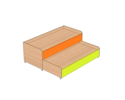 Two-Level Pull-Out Children's Bed KД-2