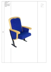 Diplomat-Lux Armchair for Public Spaces, 600x680x1000mm