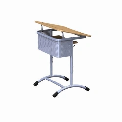 Single Student Desk MDF on Metal Frame for Growth Groups 1-7
