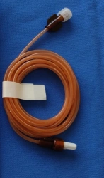 Medical Extension Tube 1.5x2500 mm, Single Use, Type 2 with Luer Lock Male Connector