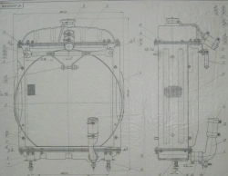 Water Radiator for Internal Combustion Engine 45-1301.010-B