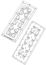 LED Lighting Lens AMT-ST-173x70-5050(12)-T4-PC