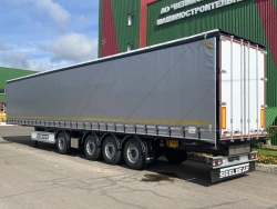 Four-Axle Tarp Semi-Trailer PF-41K with BPW Axle