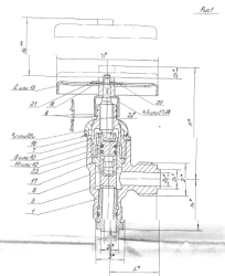 Bronze Non-Return Angle Valve, DN 15, PN 10, ITSHL.491911.003-04