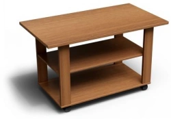 Coffee Table Referent with Horizontal Shelves