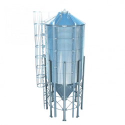 Metal Silo with Conical Bottom for Agricultural Use SKF31.2-2-3.2/3