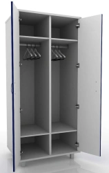 Clothing Cabinet for Medical Facilities, Model 105-001-18