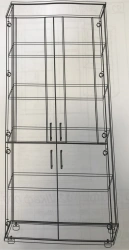 Wooden Retail Storage Cabinet 12