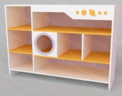 Kids Bookshelf with Round Decor "Cosmos" FS-7K001