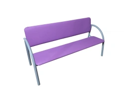 Bench with Backrest for Comfortable Seating, Model #025/2019
