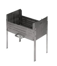 Folding Metal Barbecue Grill "Diplomat" No. 1 by Kukmara