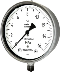 Vibration Resistant Pressure Gauges M-4VUKS