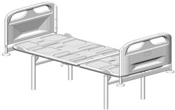 Multifunctional Hospital Bed with Headrest, Model MSK-3105E