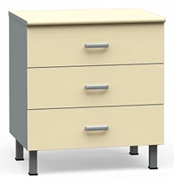 Medical Cabinet BT-K "BT-Furniture" with 3 Drawers