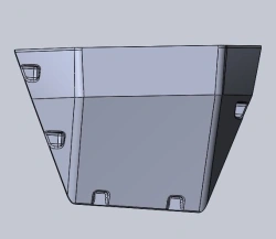 Side Controller Cover for Tram Cars 71-411.12.10.511