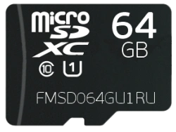 Micro SDXC Memory Card 64GB FMSD064GU1RU